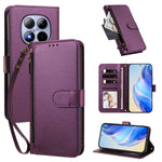 For Xiaomi Poco M8 Pro 5G / Xiaomi Redmi Note 15 Pro+ 5G (Global) Case 4 Card Slots Wallet Stand PU Leather Phone Cover with Wrist Strap