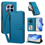 For Xiaomi Poco M8 Pro 5G / Xiaomi Redmi Note 15 Pro+ 5G (Global) Case 4 Card Slots Wallet Stand PU Leather Phone Cover with Wrist Strap