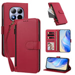 For Xiaomi Poco M8 Pro 5G / Xiaomi Redmi Note 15 Pro+ 5G (Global) Case 4 Card Slots Wallet Stand PU Leather Phone Cover with Wrist Strap