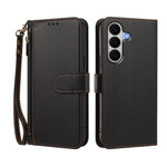 For Samsung Galaxy A27 5G Case 4 Card Slots Wallet Stand PU Leather Phone Cover with Wrist Strap
