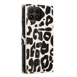 For Xiaomi 17 Case Leopard Print Wallet Stand Flip Leather Phone Cover with Wrist Strap