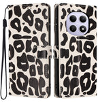 For Xiaomi Redmi Note 15 5G (Global)  /  Poco M8 5G Case Leopard Print Wallet Stand Flip Leather Phone Cover with Wrist Strap