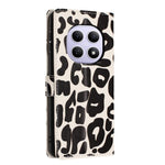 For Xiaomi Redmi Note 15 5G (Global)  /  Poco M8 5G Case Leopard Print Wallet Stand Flip Leather Phone Cover with Wrist Strap