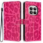 For Xiaomi Redmi Note 15 Pro 5G (Global) Case Leopard Print Wallet Stand Flip Leather Phone Cover with Wrist Strap