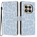 For Xiaomi Redmi Note 15 Pro+ 5G (Global)  /  Poco M8 Pro 5G Case Leopard Print Wallet Stand Flip Leather Phone Cover with Wrist Strap