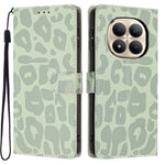 For Xiaomi Redmi Note 15 Pro+ 5G (Global)  /  Poco M8 Pro 5G Case Leopard Print Wallet Stand Flip Leather Phone Cover with Wrist Strap