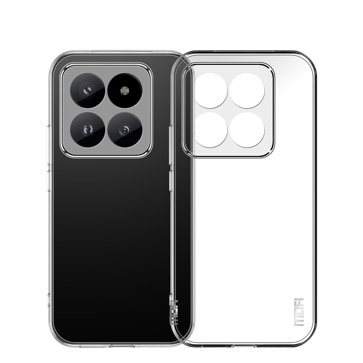 MOFI for Xiaomi 17 Max Clear Phone Case  Ultra-Thin TPU Phone Back Cover