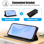 For Honor Win Turbo 5G Case HX RFID Blocking Wallet Stand Leather Flip Phone Cover