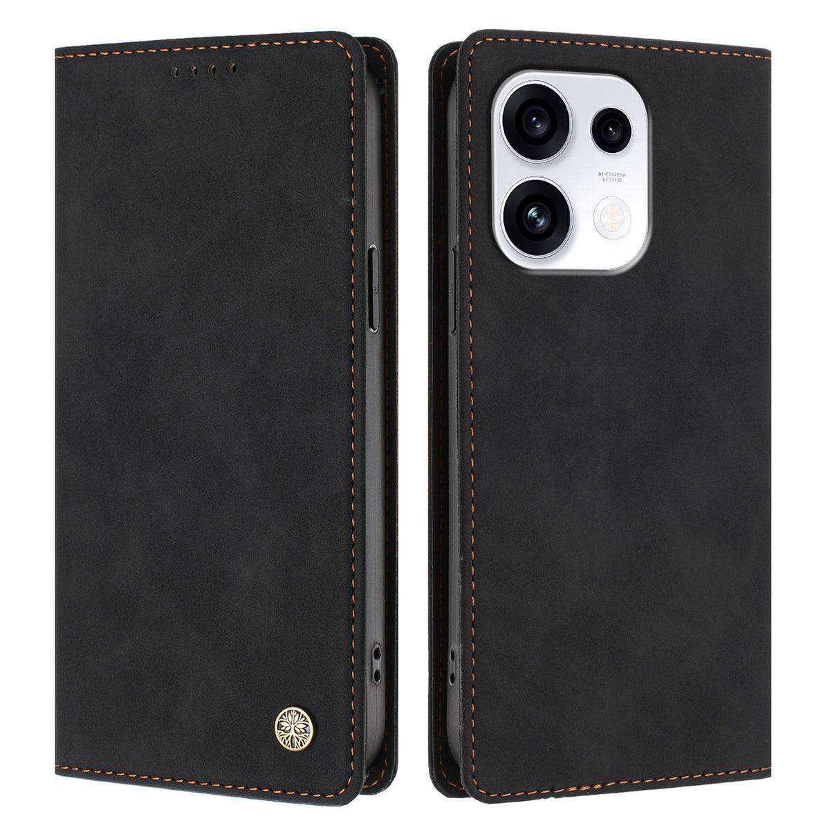 For Oppo Reno16 FS 5G / Oppo Reno16 F 5G Case HX RFID Blocking Wallet Stand Leather Flip Phone Cover