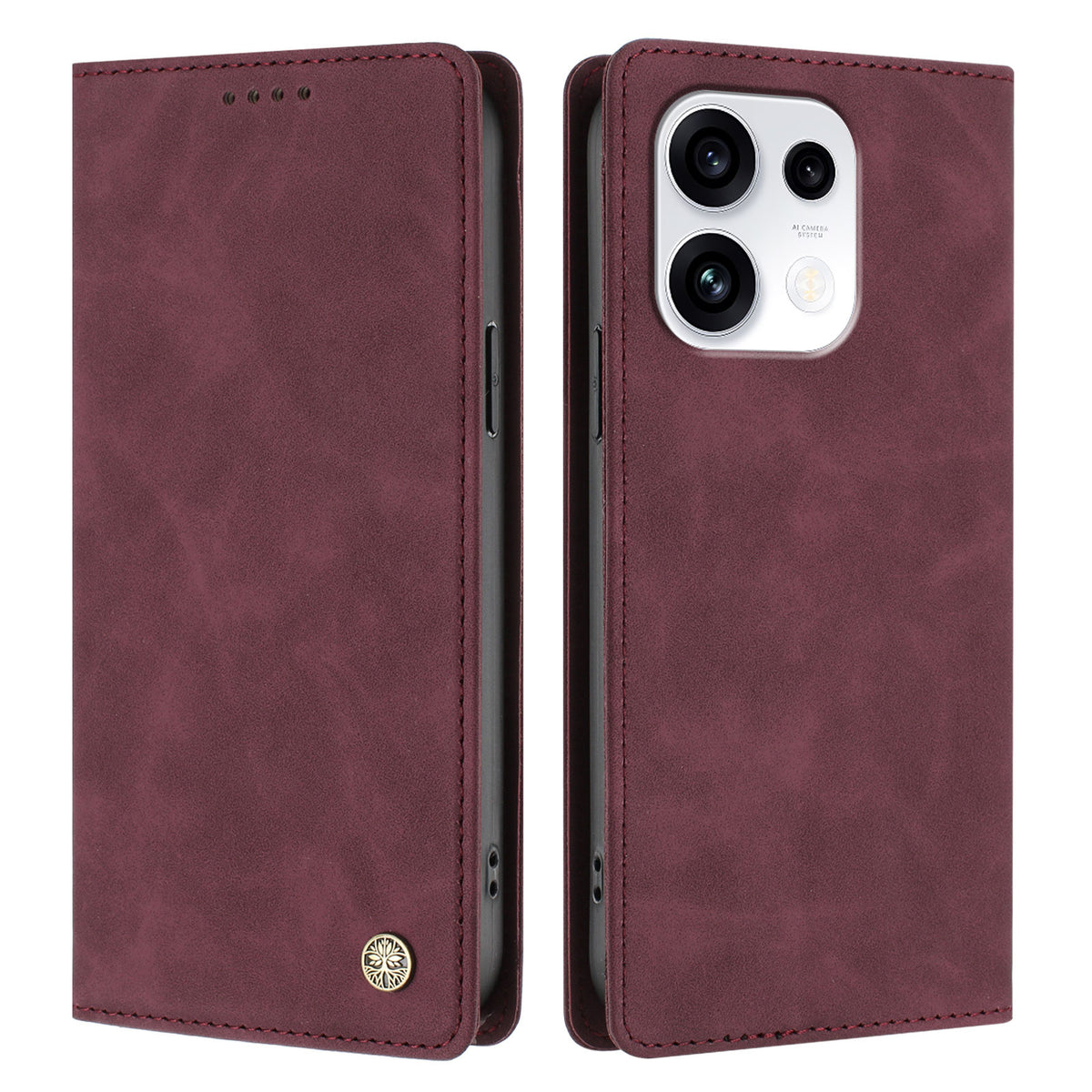 For Oppo Reno16 FS 5G / Oppo Reno16 F 5G Case HX RFID Blocking Wallet Stand Leather Flip Phone Cover