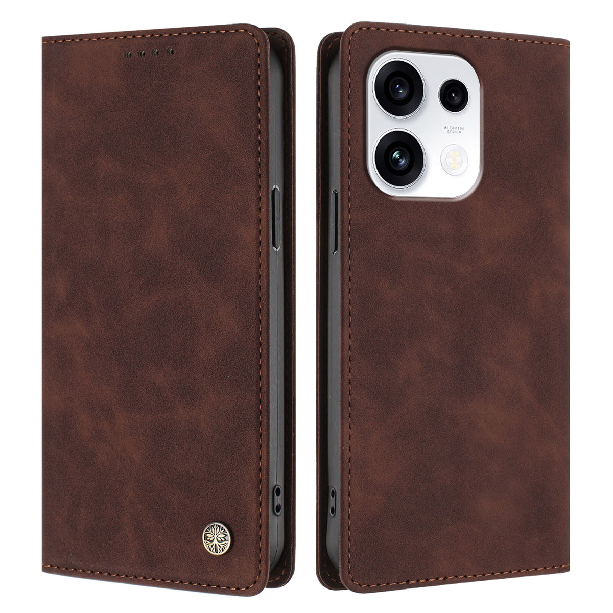 For Oppo Reno16 FS 5G / Oppo Reno16 F 5G Case HX RFID Blocking Wallet Stand Leather Flip Phone Cover