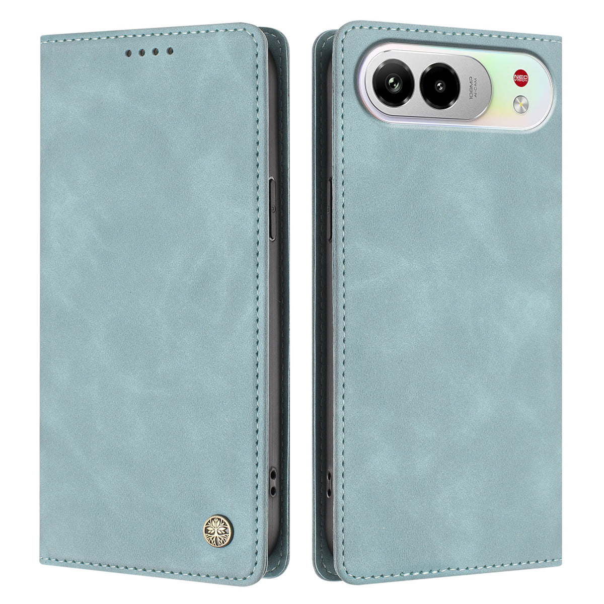 For ZTE nubia Air Pro 5G Case HX RFID Blocking Wallet Stand Leather Flip Phone Cover