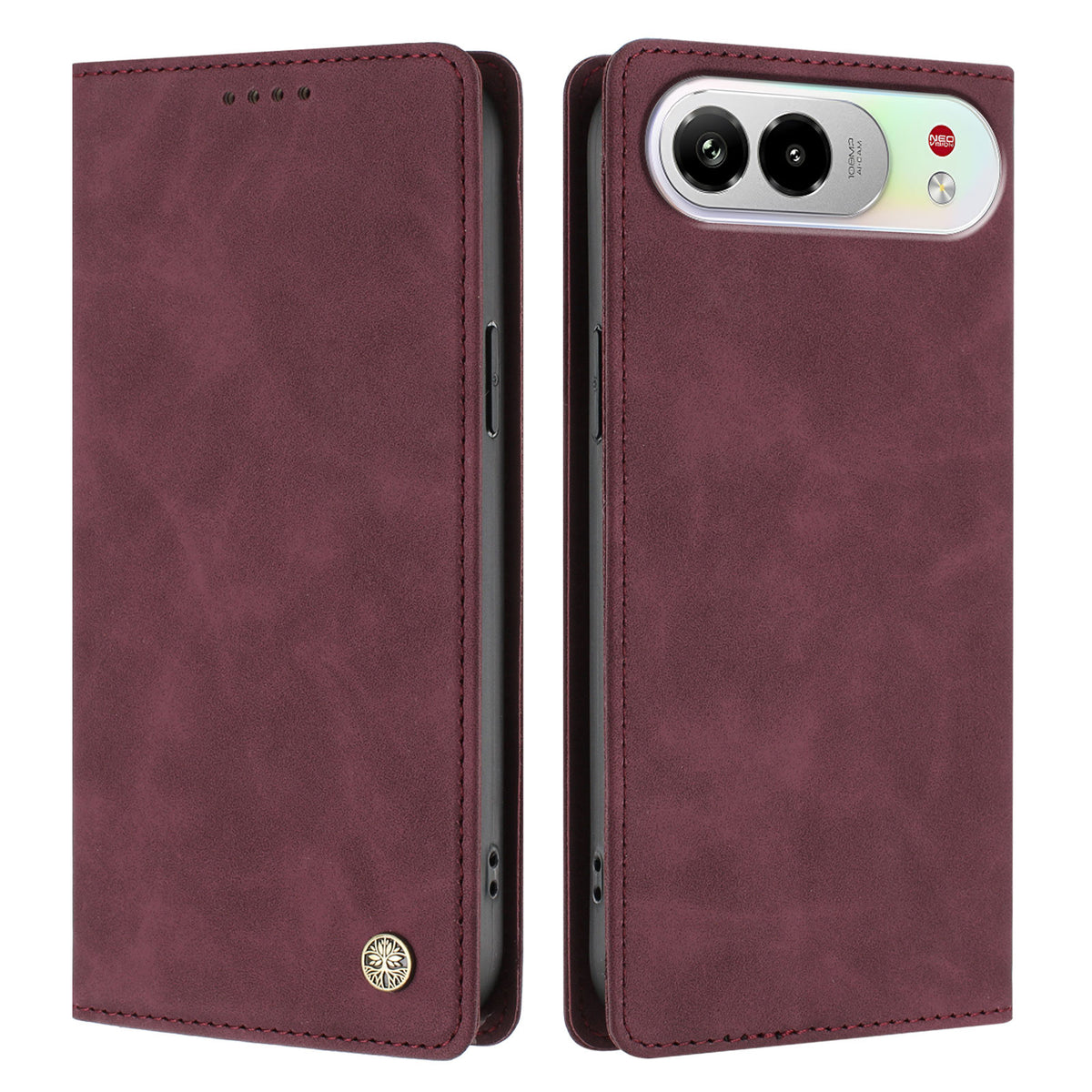 For ZTE nubia Air Pro 5G Case HX RFID Blocking Wallet Stand Leather Flip Phone Cover