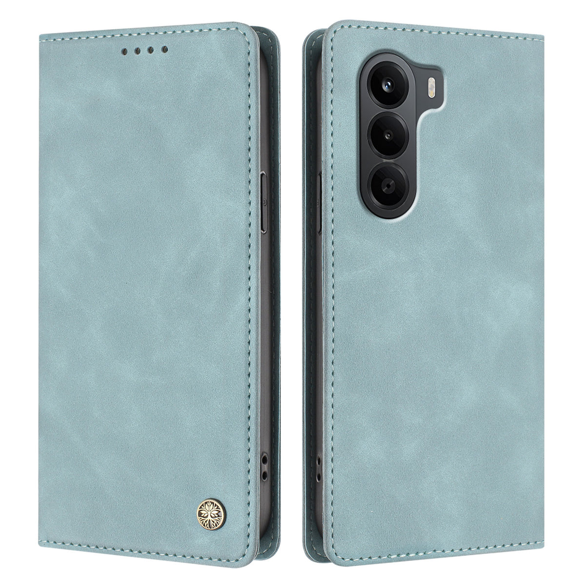 For OnePlus Turbo 6X 5G Case HX RFID Blocking Wallet Stand Leather Flip Phone Cover