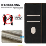 For Honor X80 Pro Max 5G Etui HX RFID-blokerende pung stativ læder flip telefoncover
