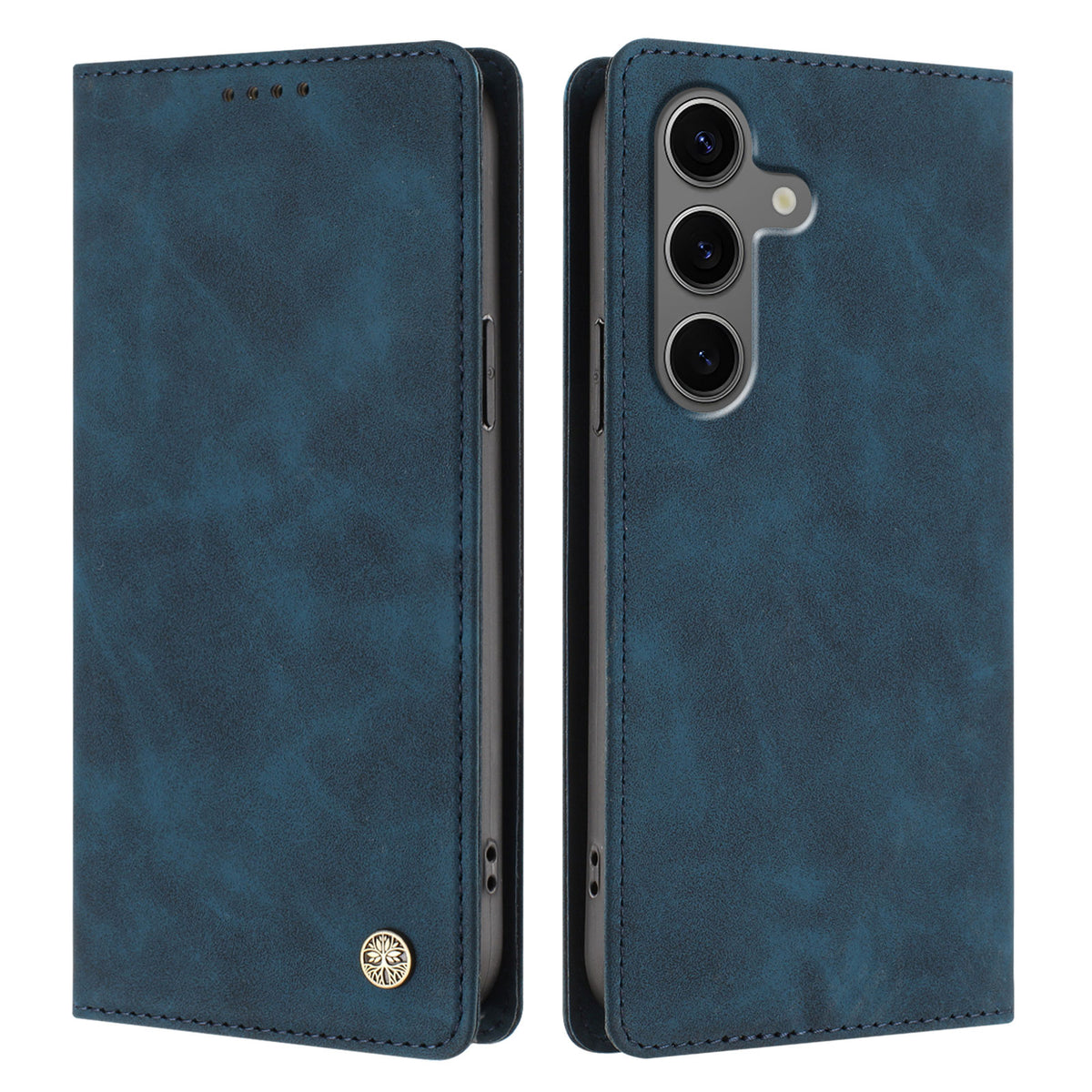 For Samsung Galaxy S24+ / Galaxy S25+ Case HX RFID Blocking Wallet Stand Leather Flip Phone Cover