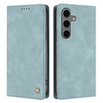 For Samsung Galaxy S24+ / Galaxy S25+ Case HX RFID Blocking Wallet Stand Leather Flip Phone Cover