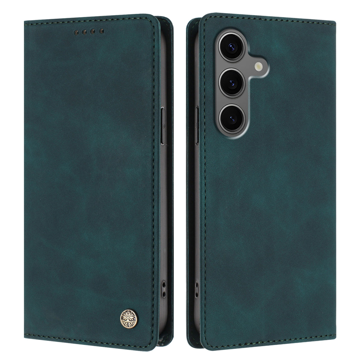 For Samsung Galaxy S24+ / Galaxy S25+ Case HX RFID Blocking Wallet Stand Leather Flip Phone Cover