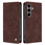 For Samsung Galaxy S24+ / Galaxy S25+ Case HX RFID Blocking Wallet Stand Leather Flip Phone Cover