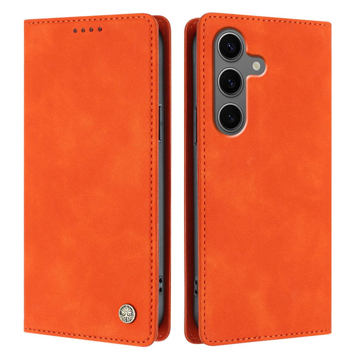 For Samsung Galaxy S24+ / Galaxy S25+ Case HX RFID Blocking Wallet Stand Leather Flip Phone Cover