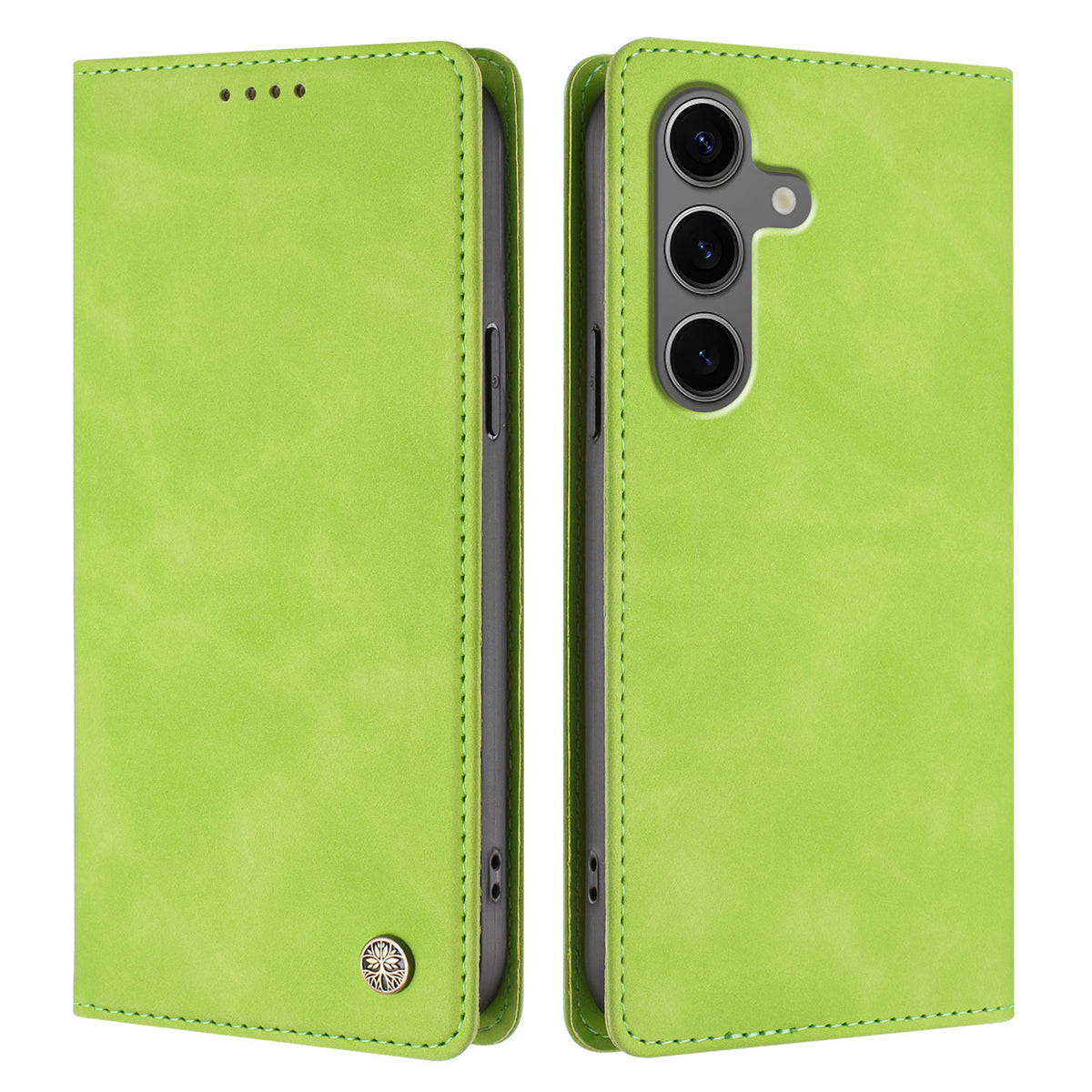 For Samsung Galaxy S24+ / Galaxy S25+ Case HX RFID Blocking Wallet Stand Leather Flip Phone Cover