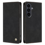 Samsung Galaxy S25 FE-skal HX RFID-blockerande plånboksfodral i läder med flip-fodral