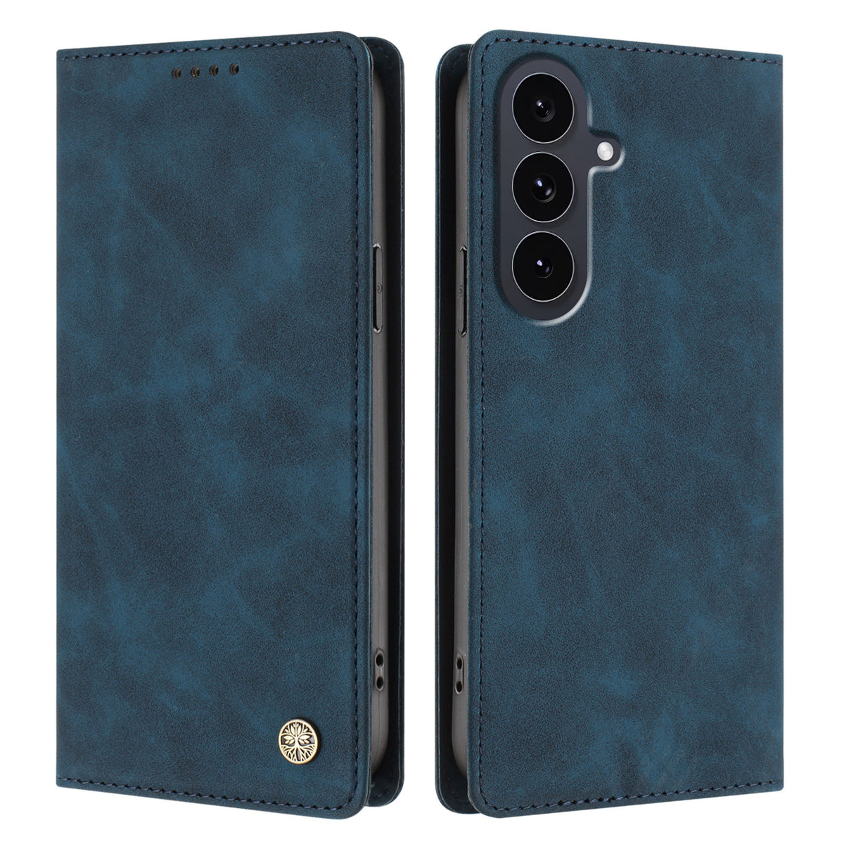 Samsung Galaxy S25 FE-skal HX RFID-blockerande plånboksfodral i läder med flip-fodral