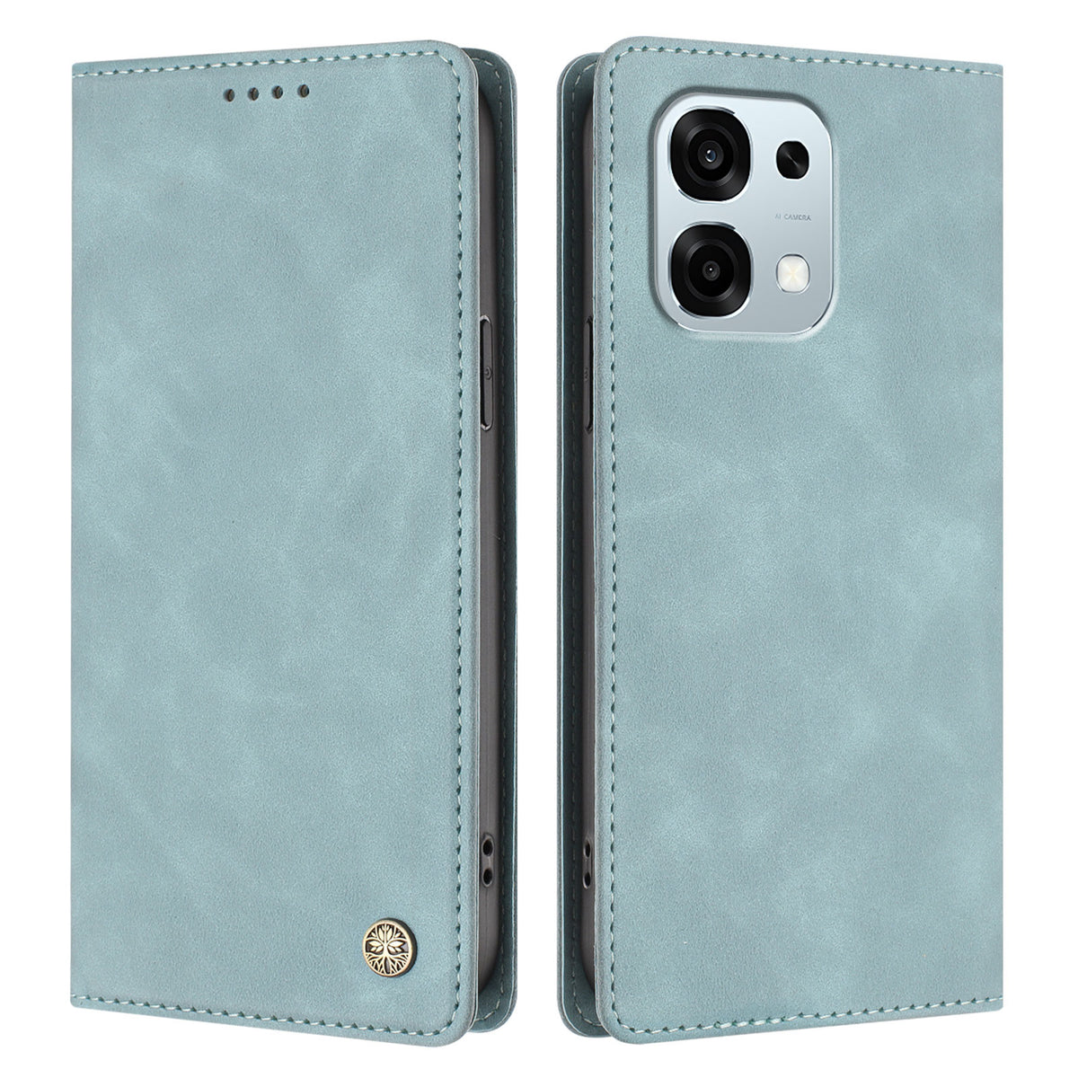 Til Oppo A6 Pro 4G / Oppo A6 Pro 5G Etui HX RFID Blokerende Pung Stand Læder Flip Telefon Cover