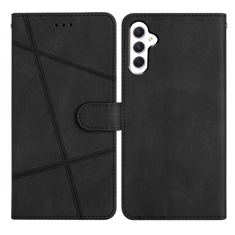 Til Samsung Galaxy A18 4G etui Crazy Horse tekstur PU læder pung stander telefoncover
