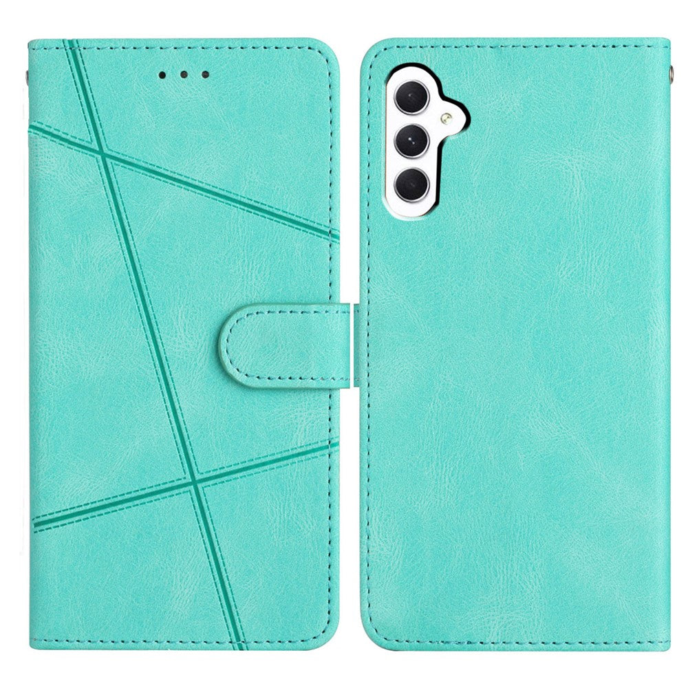 Til Samsung Galaxy A18 4G etui Crazy Horse tekstur PU læder pung stander telefoncover