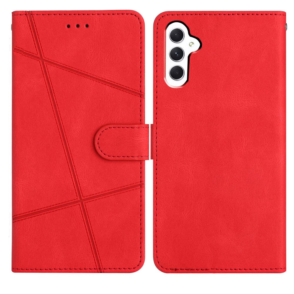 Til Samsung Galaxy A18 4G etui Crazy Horse tekstur PU læder pung stander telefoncover