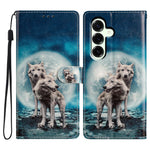 Til Samsung Galaxy A18 4G Pung Etui PU Læder Mønsterprint Stativ Telefoncover med Rem