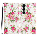 Til Samsung Galaxy A18 4G Pung Etui PU Læder Mønsterprint Stativ Telefoncover med Rem