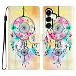 Til Samsung Galaxy A18 4G Pung Etui PU Læder Mønsterprint Stativ Telefoncover med Rem