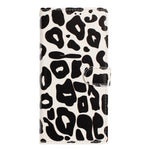 For Samsung Galaxy A27 5G Case Leopard Print Wallet Stand Flip Leather Phone Cover with Wrist Strap