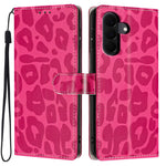 Til Samsung Galaxy A37 5G Etui Leopardmønster Pung Stander Flip Læder Telefoncover med Håndrem