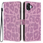 For Samsung Galaxy A08 5G / A08 4G / A07 5G / A07 4G Case Leopard Print Wallet Stand Flip Leather Phone Cover with Wrist Strap