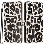For Samsung Galaxy S25+ Case Leopard Print Wallet Stand Flip Leather Phone Cover with Wrist Strap