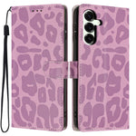 For Samsung Galaxy S25+ Case Leopard Print Wallet Stand Flip Leather Phone Cover with Wrist Strap