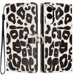 For Samsung Galaxy S25 Edge Case Leopard Print Wallet Stand Flip Leather Phone Cover with Wrist Strap