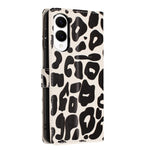 For Samsung Galaxy S25 Edge Case Leopard Print Wallet Stand Flip Leather Phone Cover with Wrist Strap