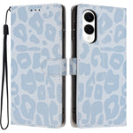 For Samsung Galaxy S25 Edge Case Leopard Print Wallet Stand Flip Leather Phone Cover with Wrist Strap