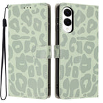 For Samsung Galaxy S25 Edge Case Leopard Print Wallet Stand Flip Leather Phone Cover with Wrist Strap