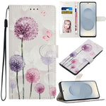 Til Samsung Galaxy A18 4G Cover Mønstertryk Pung Stativ Flip Læder Telefoncover med Rem