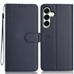 For Samsung Galaxy A18 4G Wallet Case with Strap  /  Multiple Card Slots Solid Color Leather Stand Phone Cover