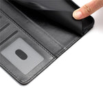 For Samsung Galaxy A18 4G Wallet Case Litchi Texture Leather Flip Cover with Card Slots and Hand Strap