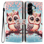 For Samsung Galaxy A18 4G Wallet Cover med Mønsterprint, PU Læder, Standerfunktion og Håndledsrem