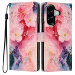 For Samsung Galaxy A18 4G Wallet Cover med Mønsterprint, PU Læder, Standerfunktion og Håndledsrem