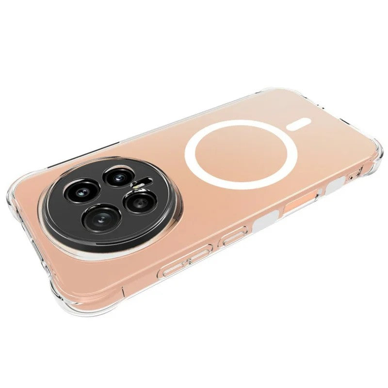 WANLONFENG for Honor Magic8 5G TM1 Series 2.0mm Magnetic Case Clear TPU Phone Back Cover
