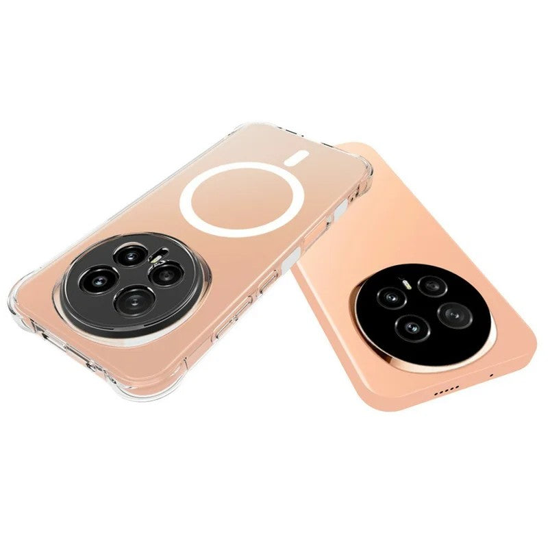 WANLONFENG for Honor Magic8 5G TM1 Series 2.0mm Magnetic Case Clear TPU Phone Back Cover